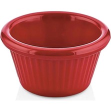 GuvenliPazar 12 Adet 5 cm Mini Sosluk 30 ml Kırmızı Melamin Sos Kasesi – Bulaşık Makinesinde Yıkanabilir