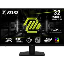 MSI Msı Mag 322UPF 32" 1 Ms 4K Pivot IPS 160 Hz Oyuncu Monitörü Teşhir