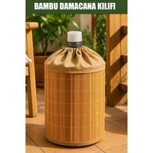 PremiumPort Doğal Bambu Hasır Damacana Kılıfı, Şık ve Hafif Koruma