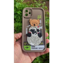 Cepx Iphone 11  Uyumlu Ayıcık Kapartmalı Kılıf