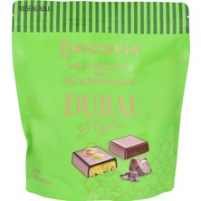 Chocovia Dubai Çikolatası 450 G - Bol Fıstıklı Çıtır Kadayıf Dolgulu - Kilitli Paket Atıştırmalık Çikolata