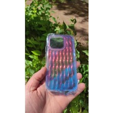 Cepx Iphone 15 Pro Uyumlu Renkli Cam Kılıf