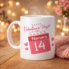 Youday Accessories Sevgililer Günü Özel Porselen Kupa – Model 5 - 14 Şubat Temalı Aşk Kupası - Hediye Fikri