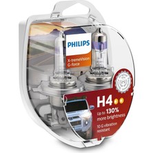 Philips X-Treme Vision G-Force H4 Otomobil Far Ampulü (12342XVGS2) +%130