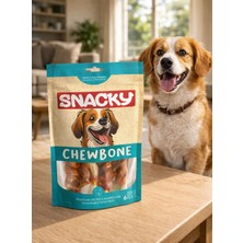 Snacky Filled Tavuk Sargılı & Tavuk Ciğerli Köpek Ödül Maması 6'lı 13 cm 168 gr