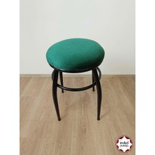 Evko Mobilya Tabure, Bar Taburesi, 2 Adet Tabure, Puf, Bench, Metal Ayaklı Tabure, İç İçe Geçebilen Tabure, Mutfak Balkon Bahçe Taburesi