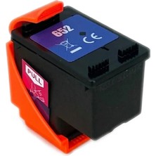 Cescesor Hp 652XL Dolabilen Muadil Siyah Kartuş 600 Sayfa