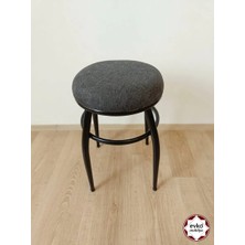 Evko Mobilya Tabure, Bar Taburesi, 4 Adet Tabure, Puf, Bench, Metal Ayaklı Tabure, İç İçe Geçebilen Tabure, Mutfak Balkon Bahçe Taburesi