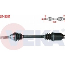 Otoco Suzukı Alto I (Ec) 0.8  Uzunluk 534,5MM 1986-1993 Komple Aks Sol Ön  44102-84331-000