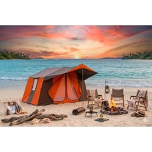 Zey Camping 2+0 Double Kamp Orman Şantiye Depo Çadırı 6 Kişilik