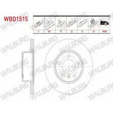 Otoco Bmw 3 Serısı (F30) 320 D 5 Bjn 300X22X79X73 2011- Fren Diski Ön Havalı