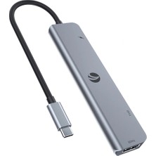 Vcom Cue39 Type-C To Hdmi(4K@60Hz)+Hdmi(1080P@60Hz)+Usb3.0+Sd2.0+Tf2.0+Pd 3.0 100W Çoklayıcı