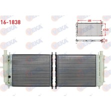 Otoco Fıat Bravo (182) 1.6 16V Ac-/m-T 1995-2004 Su Radyatörü Mekanik Bıdönlu  K46534995 - 46534995