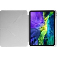 Mey Ithalat  iPad Pro 11 (2024) Kılıf Kalemlikli Mars Tablet Kılıfı - Gri