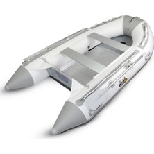 Fishika 370CM Beyaz Alüminyum Taban Omurgalı Şişme Bot
