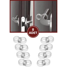 PremiumPort 8'li Kapı ve Pencere Kolu Güvenlik Tamponu Seti