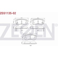 Otoco Hyundaı I10 (Pa) 1.1i 12V 2008-2013 Arka Fren Balatası Ikazlı 58302-07A00