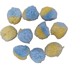 Abarta Örgü 10'lu Pon Pon 3 cm Büyüklüğünde Renk Seçenekleri 1 Paket(10 Adet)