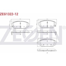Otoco Hyundaı IX55 3.0 Crdı 2010- Ön Fren Balatası Ikazlı 58101-3JA01