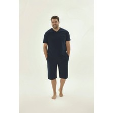 SVM 9695 Erkek Bıg Sıze Kısa Pijama Takım