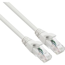  vcom np612b-3.0 cat6 3 metre gri utp patch kablo