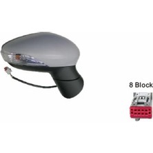 Otoco Ford Fiesta Dış Dikiz Aynası Elektrikli Isıtmalı Katlanır Sinyalli Astarlı Sağ 2008- 8A6117682GJ5YYW