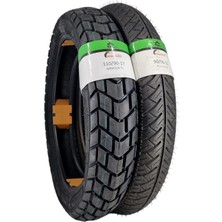 Maruti Tyres 110/90-17 Armour ve 90/90-17 Power Zf (Tubeless - Dubleks)  Lastik Takımı