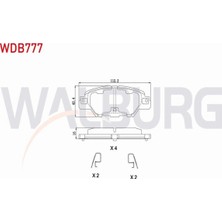 Otoco Mazda Cx-5 (Ke,gh) 2.0 2011- Fren Balata Arka  KAY0-26-48ZA - KAY02648Z - KAY0-26-48Z