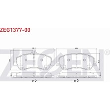 Otoco Mercedes Glk Serısı (X204) 250 Cdı 2008- Ön Fren Balatası 0054209220