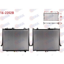 Otoco Isuzu D-Max 2.5 D 4x4 M-T 2012- Su Radyatörü Brazing  8973333530