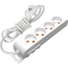  mutlusan rı-tech 4 lü 5 metre topraklı grup priz