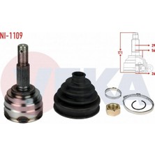 Otoco Nıssan Juke (F15) 1.5 Dcı 29X26X56 Uzunluk 171MM 2010- Aks Kafası Dış Sol-Sağ Ön Dış C9211-1KB0B