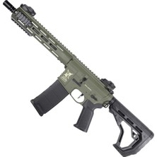 Delta Armory M4 AR15 M-Lok Silentops 10" Charlie Haki Airsoft Tüfek Set