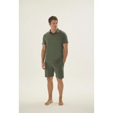 SVM 9677 Erkek Polo Yaka Şort Takım