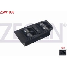 Otoco Fıat Palıo - Sıena 1996-2005 Cam Açma Anahtarı Grup 8 Pin Yeşil Işık 735379271|735362698