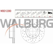 Otoco Renault Master Fren Diski Ön Havalı Performans Delikli 5 Bjn 302X28X90X69,8 4419359