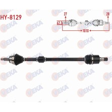 Otoco Hyundaı Elantra 1.6 Crdı A-T 2016- Komple Aks Sağ Ön Uzunluk 1010MM  49501F2500 - 49501-F2500