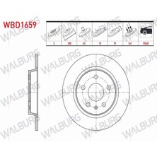 Otoco Fren Dıskı Arka Duz 5 Bjn 280X10X65X39 Mg Zs Suv Ev (CSA7001) 2019-  10190740