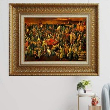 Giyense Kalın Çerçeveli Paspartulu Tablo C1756