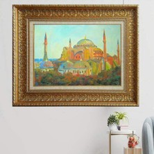 Giyense Kalın Çerçeveli Paspartulu Tablo C921