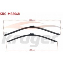 Otoco Cıtroen C4 Pıcasso Iı (B78) Araç Bazlı Silecek Seti 800-680MM 6423.85|6423.86|6423.86|6423.85