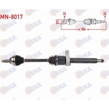 Otoco Mını Cooper Countryman (R60) 2010-2016 Komple Aks Sağ Ön Uzunluk 904MM  31609806468 - 31609806468