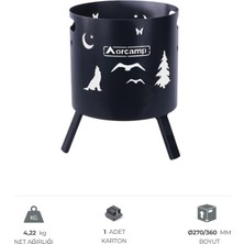 Orcamp DS-500 Doğa Şöminesi Küçük 27CM