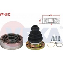 Otoco Volkswagen Transporter IV(70XB,70XC,7DB,7DW)1.9 D 90-03 Aks Kafası Sol-Sağ Ön Iç 28X32X108