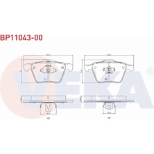 Otoco Volvo XC90 I 2.5 T 2002-2014 Fren Balata Ön  274331 - 31262705 - 30769125