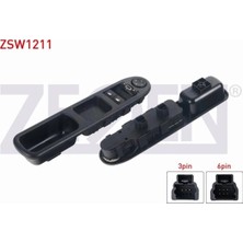 Otoco Peugeot 207 2006-2012 Ayna Ayar ve Cam Açma Anahtarı Çiftli 13 Pin Katlanır Ayna 6554.PZ