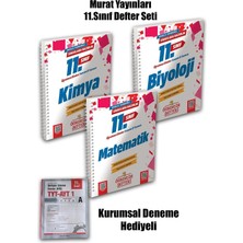 Murat Yayınları 2026 Yeni Baskı 11.sınıf Biyoloji - Kimya - Matematik Öğrencim Defteri | 3'lü Set