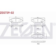 Otoco Kıa Sportage (K00) 2.0i 1994-2004 Ön Fren Balatası Ikazlı 0K0453323Z