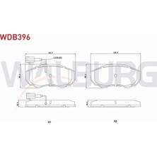 Otoco Fıat Ducato Ön Fren Balatası Fişli 425242