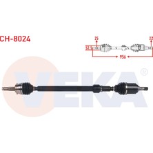 Otoco Chevrolet Aveo (T300) 1.3 D M-T 2011-2014 Komple Aks Sağ Ön Uzunluk 956MM  95015622